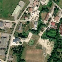 Vue satellite de Aire de camping-car Pascal Walczak à Les Riceys