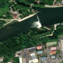 Vue satellite de Camping municipal à Saint-Aubin-sur-Yonne