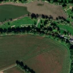 Vue satellite de Camping municipal de Réguiny à Réguiny