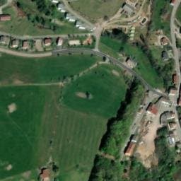 Vue satellite de Locatif de plein air camping de l'hermitage à Plombières-les-Bains