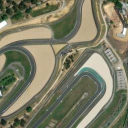 Vue satellite de Tertre Rouge à Arnage