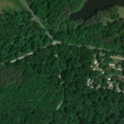 Vue satellite de Camping Seasonova Etang de la Vallée à Combreux