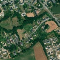 Vue satellite de Aire de service Campénéac à Augan