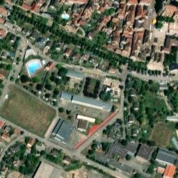 Vue satellite de Camping municipal de Rouffach à Rouffach