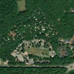 Vue satellite de Camping Les Myrtilles à Concarneau