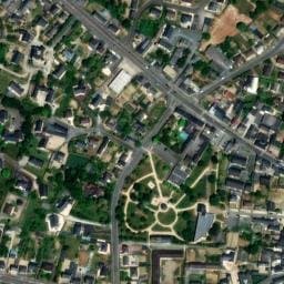 Vue satellite de AIRE DE SERVICE CAMPING-CARS à Meslay-du-Maine