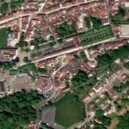 Vue satellite de Aire de camping-car de Bourbonne-les-Bains à Montcharvot