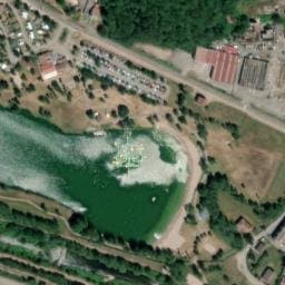 Vue satellite de Camping du lac de la Moselotte à Saulxures-sur-Moselotte