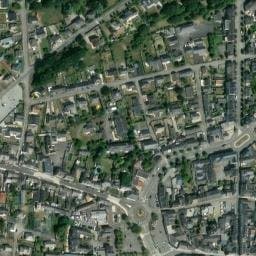 Vue satellite de Aire de services de La Guerche de Bretagne à Availles-sur-Seiche
