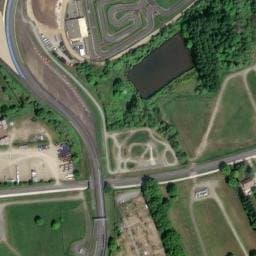Vue satellite de Karting Sud à Arnage