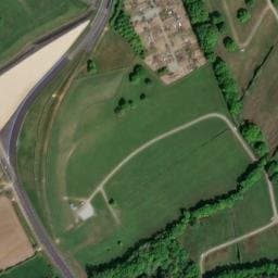 Vue satellite de Camping Virage Porsche à Arnage