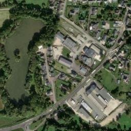 Vue satellite de Aire de camping-car à Guignen à Guignen