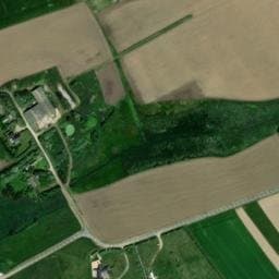 Vue satellite de Aire Naturelle de Camping Plovan à Tréogat