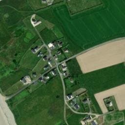 Vue satellite de Aire naturelle du camping de Ru Vein à Plovan