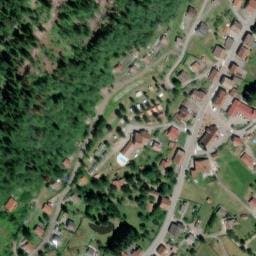 Vue satellite de Camping l'Orée du Bois à Le Thillot