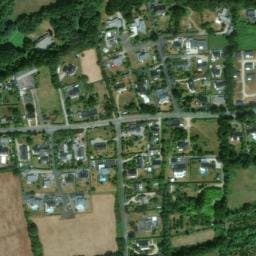 Vue satellite de Camping Odet Village à Gouesnach