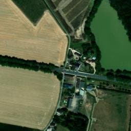 Vue satellite de La Ferme de l’Etang à Le Temple