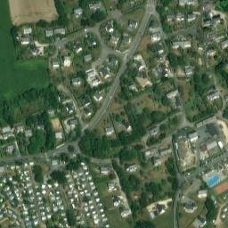 Vue satellite de Les Falaises à Concarneau