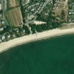 Vue satellite de Camping européen de la plage à Concarneau