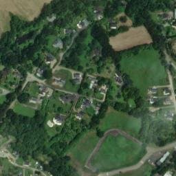 Vue satellite de Aux deux Chênes à Fouesnant