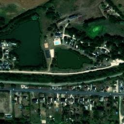 Vue satellite de Camping les 2 étangs à Pezou