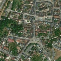 Vue satellite de Aire de camping-car à Noyers à Noyers