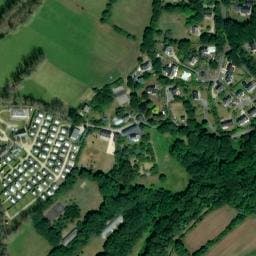 Vue satellite de Camping de Kersentic à Fouesnant