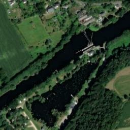 Vue satellite de Camping de Pont Augan à Quistinic