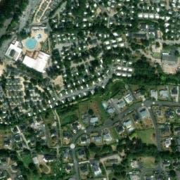 Vue satellite de Camping du Port de Plaisance à Fouesnant