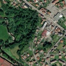 Vue satellite de Aire de camping-car à Ramonchamp à Ramonchamp