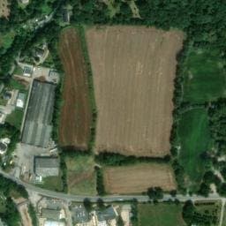Vue satellite de Camping de la Mer Blanche à Bénodet