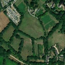 Vue satellite de Camping de Kerscolper à Fouesnant