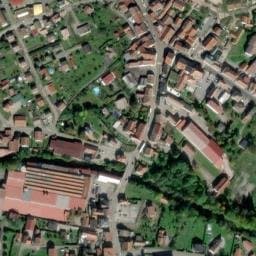 Vue satellite de Borne de recharge pour véhicule électrique Le Thillot à Le Thillot