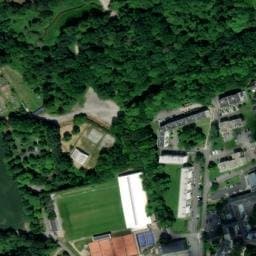 Vue satellite de Camping municipal Quimperlé à Tréméven