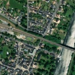 Vue satellite de Aire de camping-car à Malicorne-sur-Sarthe à Malicorne-sur-Sarthe