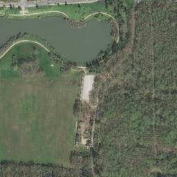 Vue satellite de Parking nuit — Olivet à Olivet