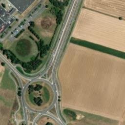 Vue satellite de Aire de covoiturage de Soultz à Bollwiller