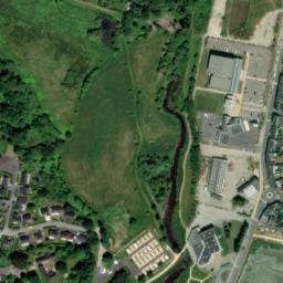 Vue satellite de Aire de camping-car de Pont l'Abbé à Plonéour-Lanvern