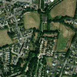 Vue satellite de Camping de la Plage à Fouesnant