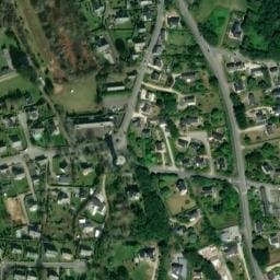 Vue satellite de Bot-Conan Lodge à Fouesnant