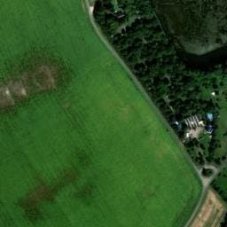Vue satellite de camping Les Grebes du Lac de Marcenay à Marcenay