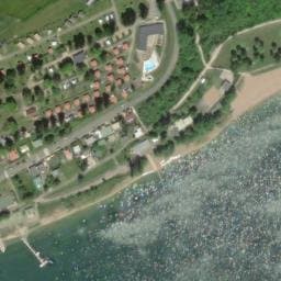 Vue satellite de Camping Ciela Village de la Liez à Peigney