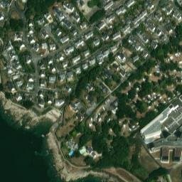 Vue satellite de Camping du Moulin d'Aurore à Concarneau