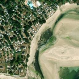 Vue satellite de Le Letty à Fouesnant