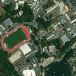Vue satellite de Aire de camping-car à Concarneau (3) à Concarneau