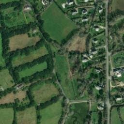 Vue satellite de Les Villas Riviera à Fouesnant