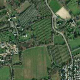 Vue satellite de Camping à Fouesnant à Fouesnant