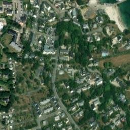 Vue satellite de Camping Le Kerolland (2) à Fouesnant