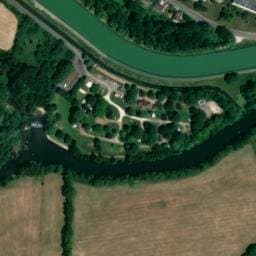 Vue satellite de Camping La Cascade à Tonnerre