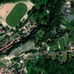 Vue satellite de Camping Municipal Louis Rigoly à Châtillon-sur-Seine